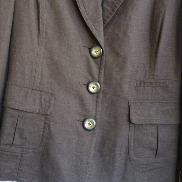 Tex by Max Azrio Linen Blend Blazer - Picture 3 of 8